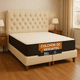thumbnail image 2 of Cama 2 plaza Capitoné  + Respaldo 2P Capitone Beige  + Colchón 2P Mery Desing, 2 of 9