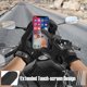 thumbnail image 3 of Guantes de moto COFIT con pantalla táctil completa, negros, XL, 3 of 5