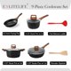 thumbnail image 2 of ESLITE LIFE Set de ollas y sartenes antiadherentes, 9 piezas, revestimiento de granito, 2 of 3