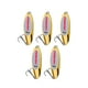 thumbnail image 4 of 5 piezas de cucharas de pesca, cebos y señuelos para lubinas, cucharas de fundición, cebos metálicos para jigging, cebos para pescar leucomas, truchas Oro 60g, 4 of 5