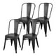 thumbnail image 2 of Pack 4 sillas de Metal Tolix para Comedor Bar LF5-01 - negro, 2 of 8