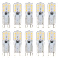 Magideal - Bombillas Led G9, Base Bi Pin G9, Ángulo De Haz De 360 Degree, Bombillas De Iluminación De Repuesto, Cuentas De Lámpara De 3W Para Sala De Estar Y Baño, Luz Cálida 3000K