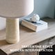 thumbnail image 3 of BOBOMOMO Modern Table Lamp Set of 2, Warm Beige Resin Lamps, 3 of 3