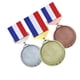thumbnail image 2 of 3 Medallas De Metal En Blanco De Aleación De Zinc Con Cintas Para Competición Estilo C, 2 of 5