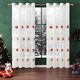 thumbnail image 1 of 2 PANEL DE CORTINA VISILLO TRANSPARENTE DISEÑO NAVIDEÑO 140X230 CM V1, 1 of 4