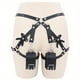 thumbnail image 3 of 1pc Adjustable Red PU Leather Sex Restraints Handcuffs and Thigh Bondage Harness for Couples - Securely Restrain Your Partner for BDSM Play, 3 of 3