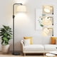 thumbnail image 1 of Lámpara de pie regulable, bombilla LED de 1000 lúmenes incluida, lámparas de pie de arco para sala de estar, lámpara de pie moderna con pantalla de lino, lámpara alta para, 1 of 3