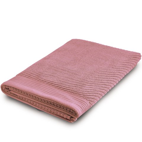 Mallorca - Toallón De Baño Jacquard Palo Rosa