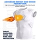 thumbnail image 2 of Camiseta acolchada de fútbol americano Exxact Sports, blanca, talla adulto, 2 of 6