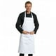 thumbnail image 1 of Pechera Blanca Cocina Gastronomia Con Bolsillo Delantero, 1 of 3