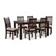 thumbnail image 3 of Comedor Ñuble Vidrio Con 6 Sillas Chocolate - Beige, 3 of 14