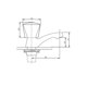 thumbnail image 2 of Llave Lavatorio Mossini Tevere con Difusor 1 pieza Latón Stretto Cromo, 2 of 2