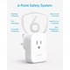 thumbnail image 5 of Adaptador de enchufe Anker Travel Adapter de EE. UU. a Reino Unido de 15 W con 2 AC y 2 USB-C, 5 of 5