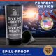thumbnail image 5 of Escupidera Spit Bud Liberty or Death #3 a prueba de derrames, 237 ml, 5 of 8