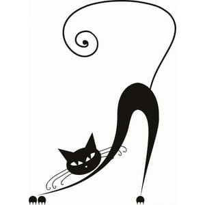 Rienda Libre Graphics - Decomural Siamese Cat Ws-17129