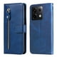 thumbnail image 1 of Funda con Cremallera para Xiaomi Redmi Note 13 Pro 5G, Carcasa Cartera de Cuero PU con Soporte y Tarjetero, 1 of 6