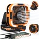 thumbnail image 1 of Ventilador Maraiss con energía solar de 25000 mAh con luz LED de 6 velocidades, 1 of 7