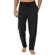 thumbnail image 3 of Pantalón para dormir Fruit of the Loom, tejido de punto para hombre, color negro, talla M, 3 of 3