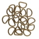 thumbnail image 3 of 100 piezas de aleación diy d dee rings para correas flejes 12x8x1.8m bronce, 3 of 4