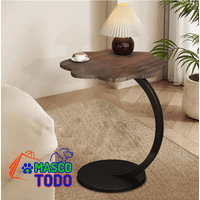 Genérico - Mesa Flor Redonda Living Lateral Mesa Auxiliar Centro Moderna