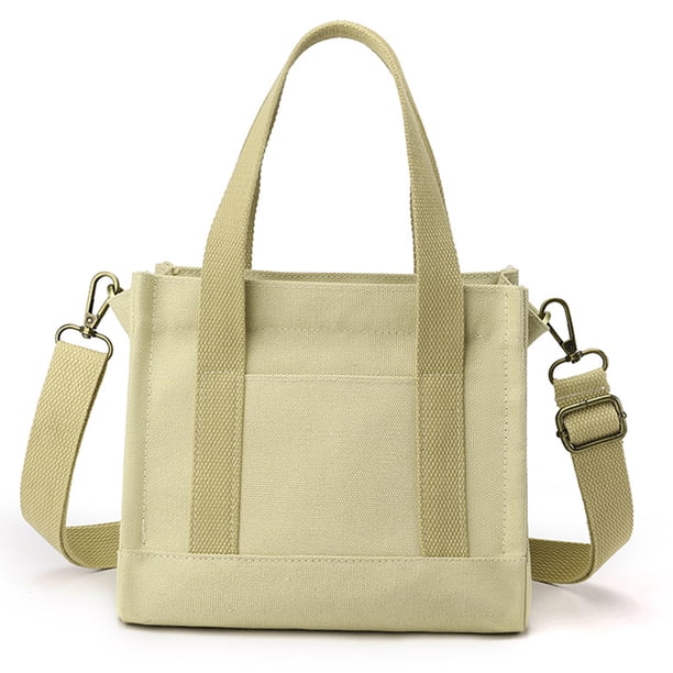 Mini bolso de mano para mujer, bandolera de lona, bolso de mano, bandolera, bolsos de hombro y carteras.