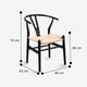 thumbnail image 3 of Silla Wishbone Madera Negro, 3 of 6