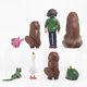 thumbnail image 3 of Figuras de acción EAZZ, set de 8 piezas de animales de caricatura y personajes de película, 3 of 8