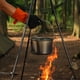 thumbnail image 3 of Guantes resistentes al calor y al fuego Cuero con costura, Mitts Perfecto para Chimenea, Estufa, Horno, Parrilla, Soldadura, Barbacoa, Mig, Pot Holder, Manejo de animales, 3 of 3