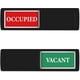 thumbnail image 1 of Cartel de privacidad K KitchenTour magnético, libre/ocupado para puerta, 1 of 7