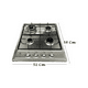 thumbnail image 2 of Encimera A Gas Inox Con Chispero Cocina 4 Platos Color Plateado, 2 of 4
