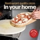 thumbnail image 5 of Pizza Stone Hans Grill circular de 38 cm con cáscara de madera, 5 of 9