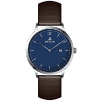 Westar - Reloj Profile Correa De Cuero Esfera Azul Cuarzo 50217Stn124 Para Hombre