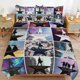 thumbnail image 1 of Hamilton The Musical Bed Duvet Cover Microfiber Bedding Sets 3D Printed Lightweight, 1 of 3