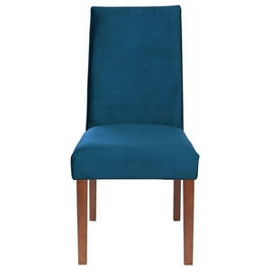 Latam Home - Silla Cadiz Tela Velvet Azul Petroleo
