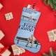 thumbnail image 4 of Forrest Gump Tema: Calcetines de Navidad, fino lino blanco para colgar en escaleras y chimenea, decoración navideña para el hogar, regalo de Navidad. 45cm × 32cm, 4 of 5