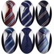 thumbnail image 1 of Corbata Adulove Jacquard 6 uds 146 cm Seda con estampado paisley, 1 of 7