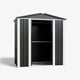 thumbnail image 4 of Bodega Exterior doble techo 180x120 2.16 M2 - Black DS-02, 4 of 7