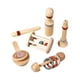 thumbnail image 3 of 5x Juguetes Para Bebés De Madera Anillos De Madera De Madera Sonajeros De Madera De Madera Para Edades De 6 A 12 Meses, 3 of 5