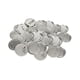 thumbnail image 5 of 100x Piezas de insignias de botón de metal Suministros para máquina de fabricación de botones Piezas de botón con pasador Materiales para fabricación 75 milímetros, 5 of 5
