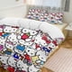 thumbnail image 1 of Strawberry Hello Kitty Comforter Set Soft 3 Pcs Twin Bedding Sets Thicken for All Season, 1 of 5