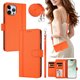 thumbnail image 2 of Funda Cartera para iPhone 12 Pro Max con Bolsillo para Billetes, Naranja, 2 of 6