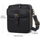 thumbnail image 5 of Bolso bandolera mujer retro piel sintética hombro mensajero cartera integrada ranuras tarjetas antirrobo, 5 of 8