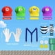thumbnail image 2 of Set Disfraz Super Bros 4 Gorras Guantes Bigotes Botones, 2 of 3