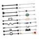 thumbnail image 2 of 18x 14G Pendientes De Barra Industrial De Acero Inoxidable Piercing 38 Mm 1 1/2 ", 2 of 3