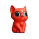 thumbnail image 4 of Mini Estatua De Gato Estatuilla Escultura De Resina Artesanía Divertida Para Escritorio Oficina Hogar Rojo, 4 of 5