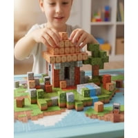 Minecraft - Cubo Bloques Magnético 312 Piezas Diseño Mine-Cratf