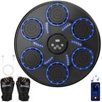 Máquina De Boxeo Hlthair Music Con Guantes, 9 Velocidades Y Modos