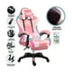 thumbnail image 2 of Silla De Escritorio Gamer Ergonómica Luz Led Rgb, Masajeador ROSA, 2 of 2