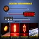 thumbnail image 3 of Kit de carcasas para cajas de luz para remolque Nilight con licencia de 3 LED, 3 of 7