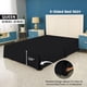 thumbnail image 2 of Faldón de cama Utopia Bedding Queen de 16" de caída, negro, microfibra suave, 2 of 6